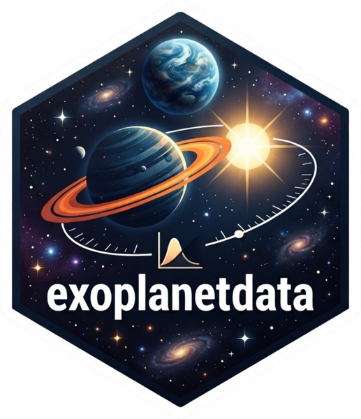 exoplanetdata hex sticker